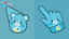 Bedtime Bear Animated Cursor