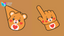 Tenderheart Bear Animated Cursor