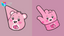 Love-a-lot Bear Animated Cursor