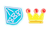 Diamond And Crown Cursors