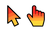 Orange Gradient Cursor