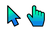 Turquoise Gradient Cursor