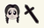Kawaii Wednesday Addams Cursor