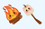 Kawaii Happy Fire cursor