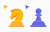 Chess Knight and Pawn cursor