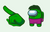 Among Us Hulk Character Cursor