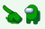 Amp Up Your Among Us Game With Green Character Cursors