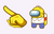 Among Us Homer Simpson Character Cursor