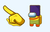 Among Us Marge Simpson Character Cursor