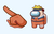 Among Us Naruto Character Cursor
