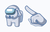 Among Us Clone Trooper Dogma Character Cursor