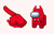 Among Us Devil Character Cursor