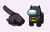 Among Us Batman Character Cursor
