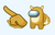 Among Us Fox Character Cursor