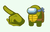 Among Us Ninja Turtle Character Cursor