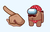 Among Us Macho Character Cursor
