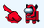 Among Us Deadpool Character Cursor