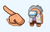 Among Us Albert Einstein Cursor