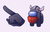 Among Us Viking Character Cursor