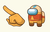 Among Us Avatar Aang Character Cursor