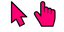 Pink Cursor