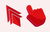 Triple Red Cursor