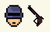 Robocop Pixel Cursor