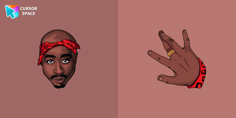 2Pac cursor cursor pack