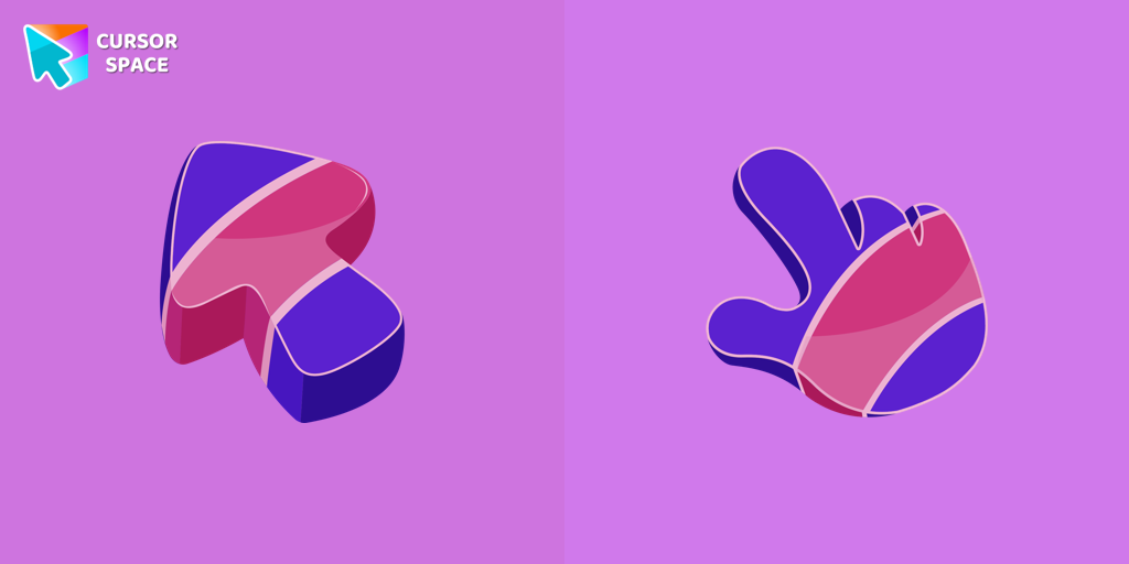 Abstract Purple Texture cursor