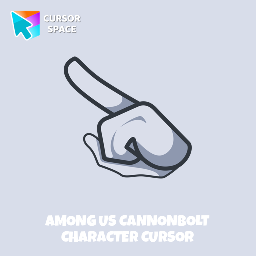 Among Us Cannonbolt Character cursor arrow cursor