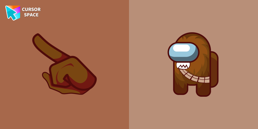 Among Us Chewbacca Character cursor