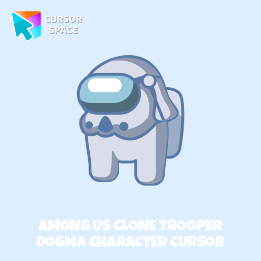 Among Us Clone Trooper Dogma Character cursor arrow cursor