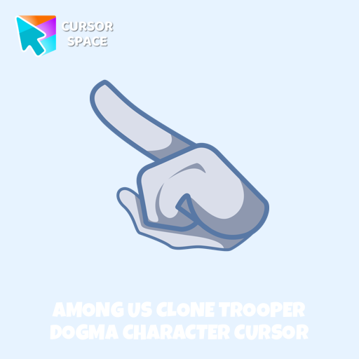 Among Us Clone Trooper Dogma Character cursor pointer cursor