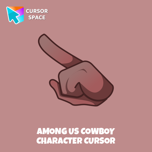 Among Us Cowboy Character cursor arrow cursor