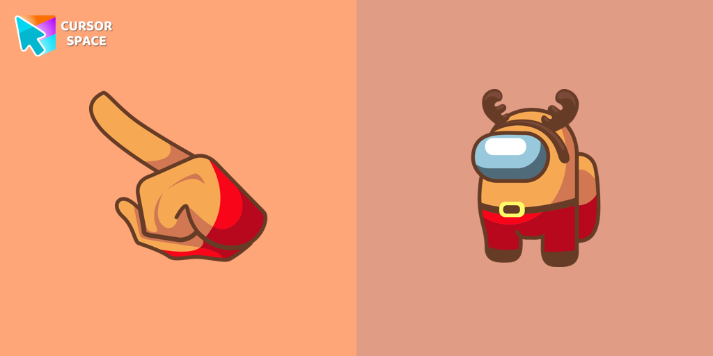 Among Us Deer Character cursor