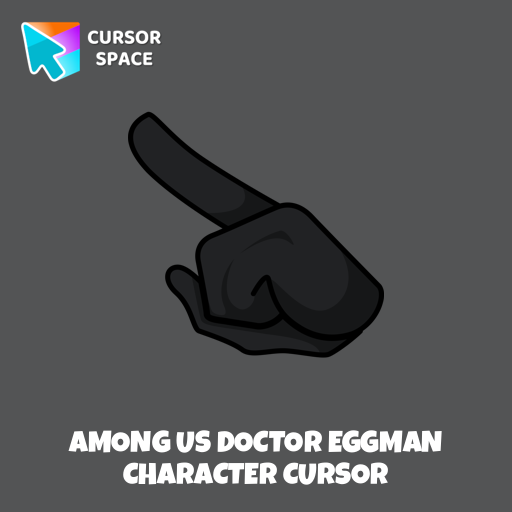 Among Us Doctor Eggman Character cursor arrow cursor