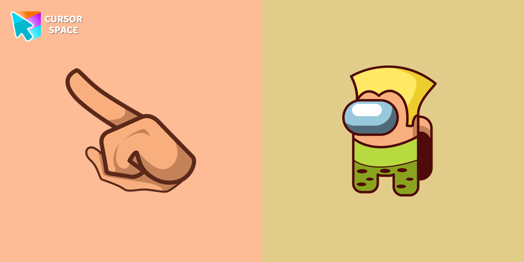 Among Us Guile Character cursor
