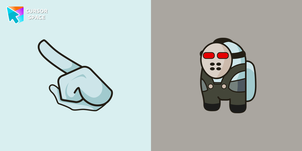 Among Us Jason Voorhees Character cursor