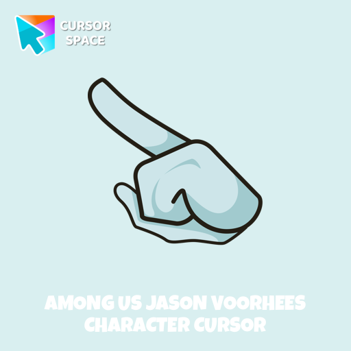 Among Us Jason Voorhees Character cursor arrow cursor