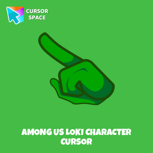 Among Us Loki Character cursor arrow cursor