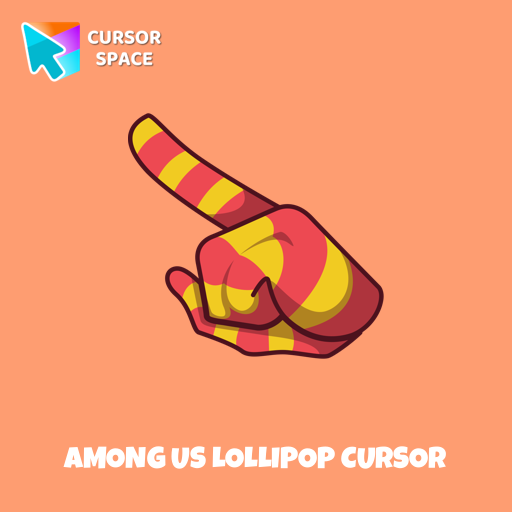 Among Us Lollipop cursor arrow cursor
