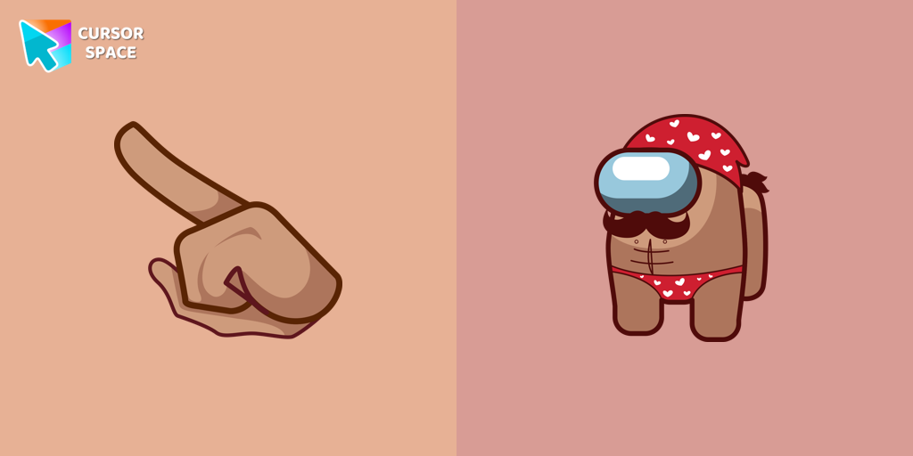 Among Us Macho Character cursor