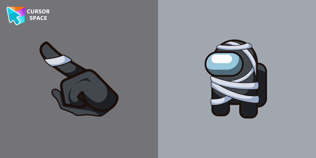 Among Us Mummy Character cursor