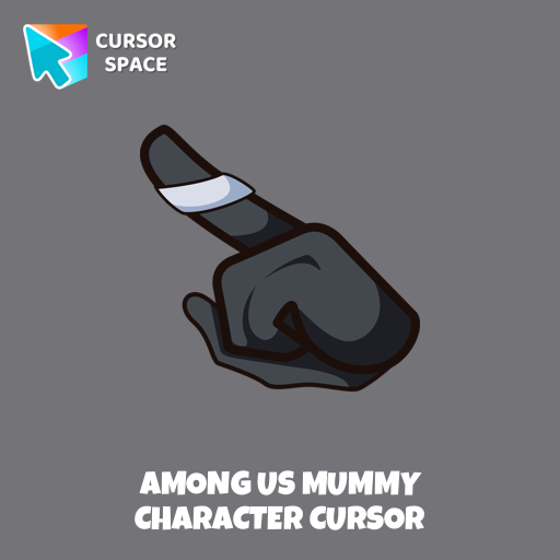Among Us Mummy Character cursor arrow cursor