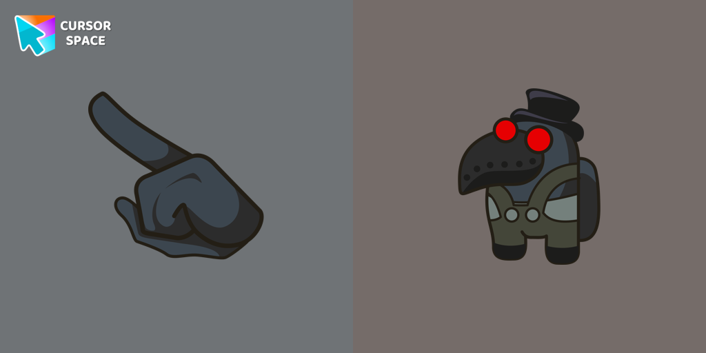 Among Us Plague Doctor Character cursor
