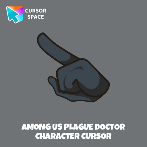 Among Us Plague Doctor Character cursor arrow cursor