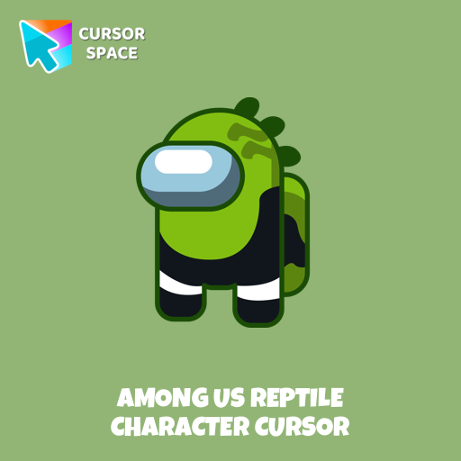 Among Us Reptile Character cursor pointer cursor