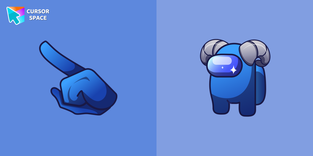 Among Us Sheep Character cursor