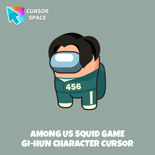 Among Us Squid Game Gi-Hun Character cursor pointer cursor