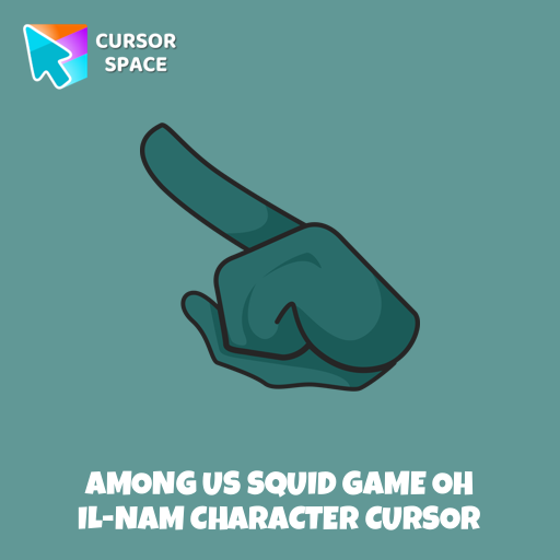 Among Us Squid Game Oh Il-Nam Character cursor arrow cursor